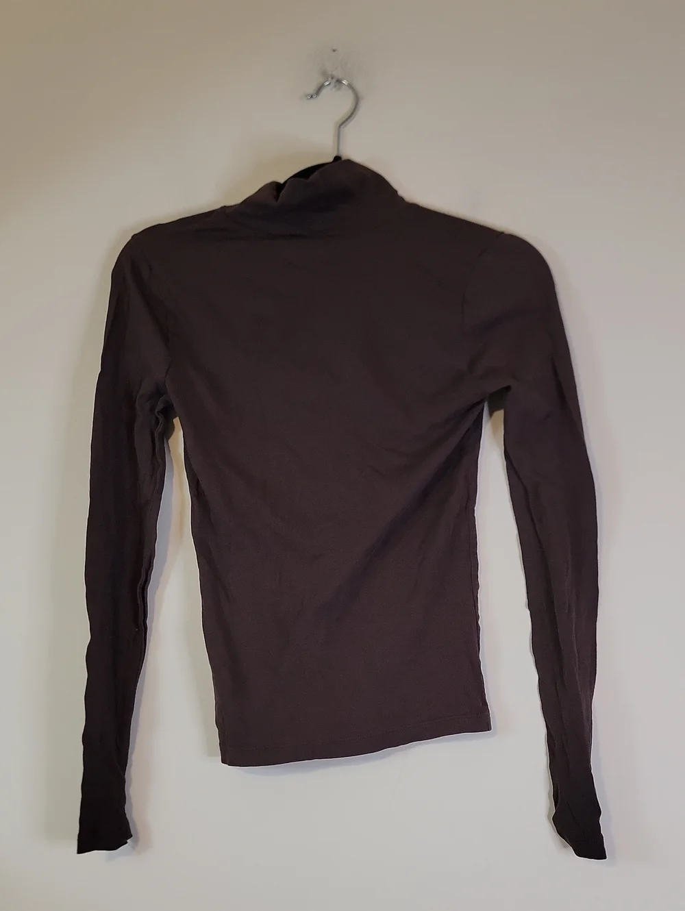 J. Crew Women's Long Sleeve Turtleneck in Dark Brown